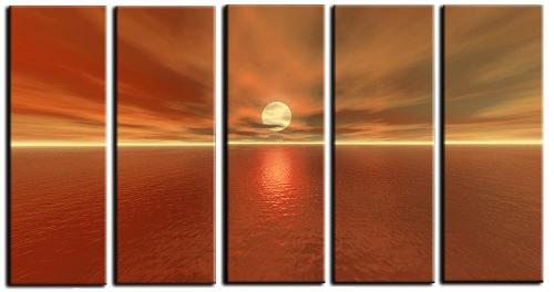 Dafen Oil Painting on canvas seascape -set071